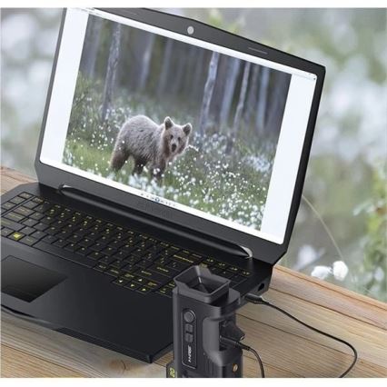 Monóculo com visão noturna 6x25 — bateria 2000 mAh