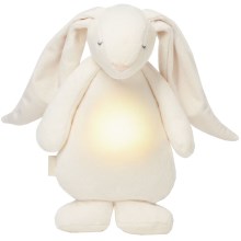 Moonie 4552MOO - Candeeiro pequeno noturno para crianças coelho creme