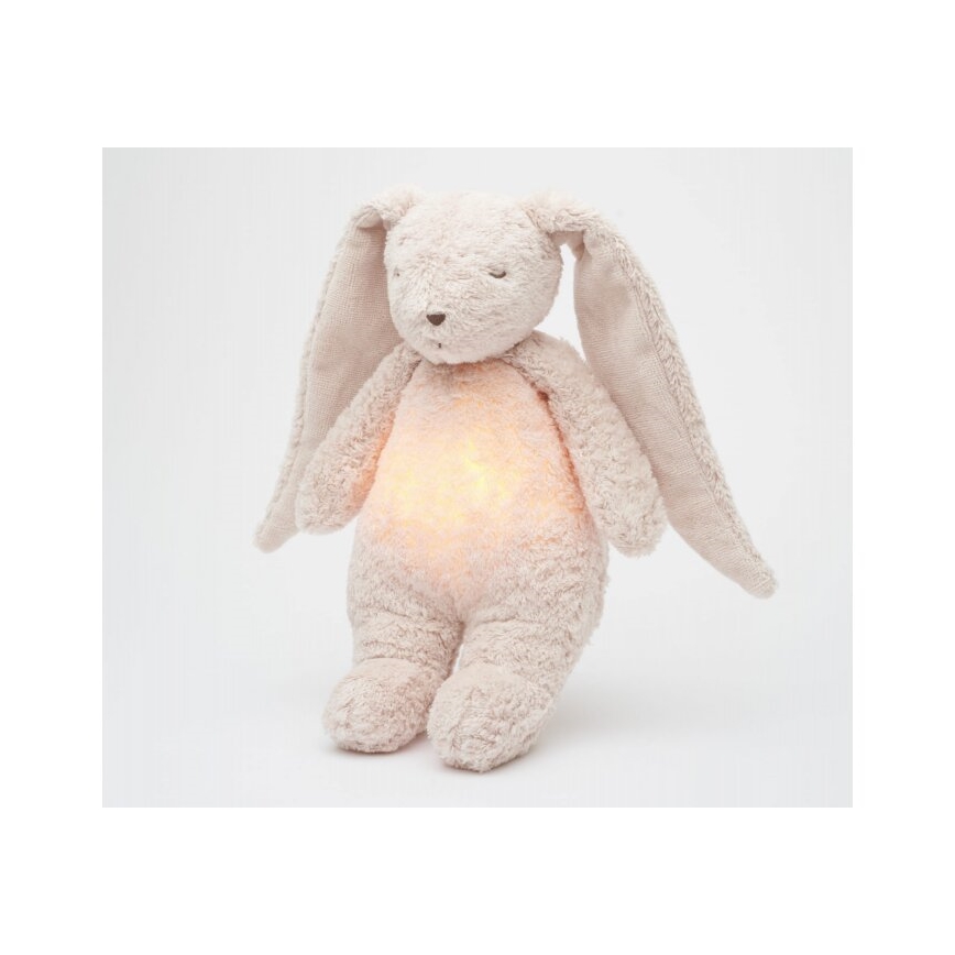 Moonie - Amigo aconchegante com melodia e iluminação 2.0 coelho organic rosa