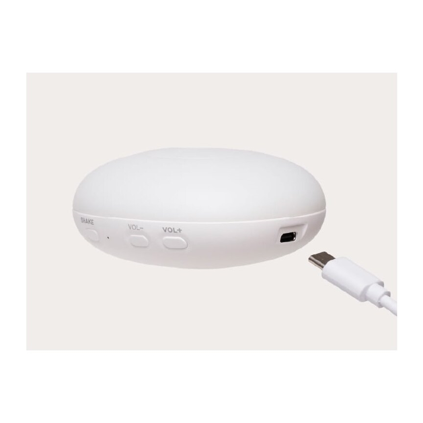 Moonie - Amigo aconchegante com melodia e iluminação 2.0 coelho organic rosa