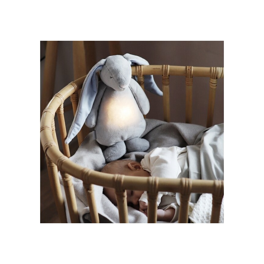 Moonie - Amigo aconchegante com melodia e iluminação 2.0 coelho sky