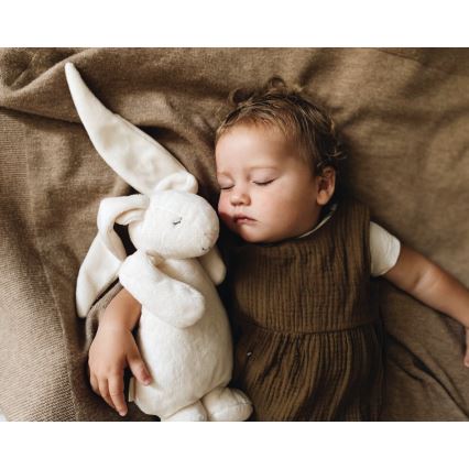 Moonie - Amigo aconchegante com melodia e iluminação coelho 2.0 cream