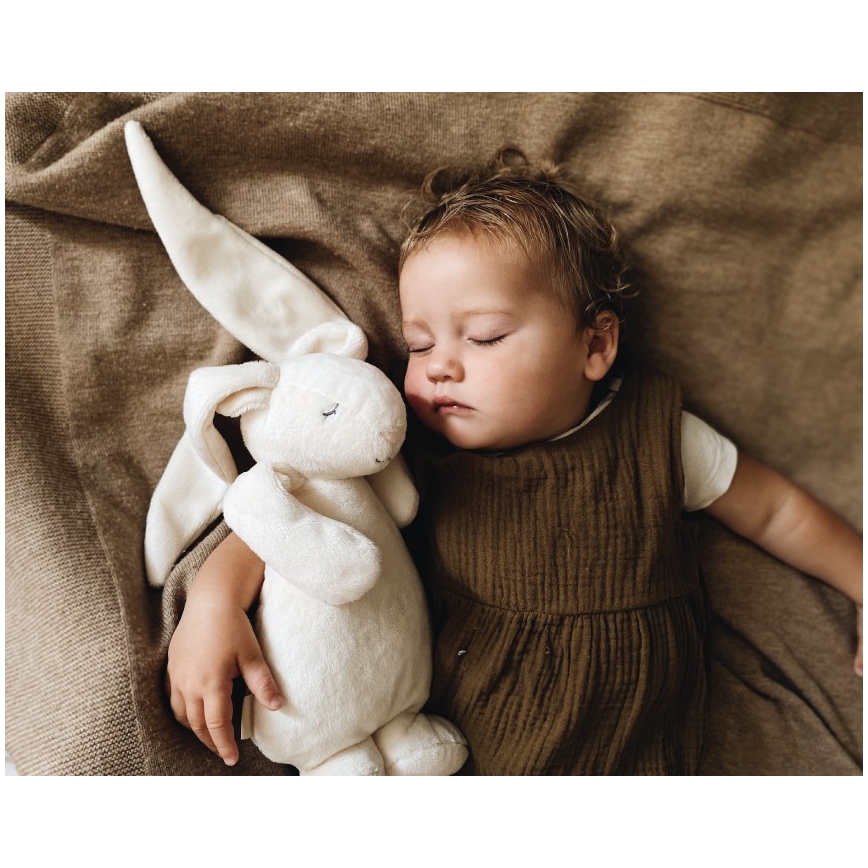 Moonie - Amigo aconchegante com melodia e iluminação coelho 2.0 organic cappuccino