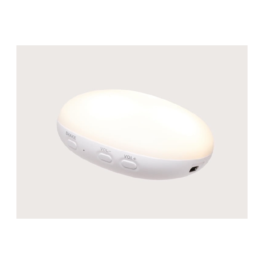 Moonie - Amigo aconchegante com melodia e iluminação urso pequeno 2.0 creme