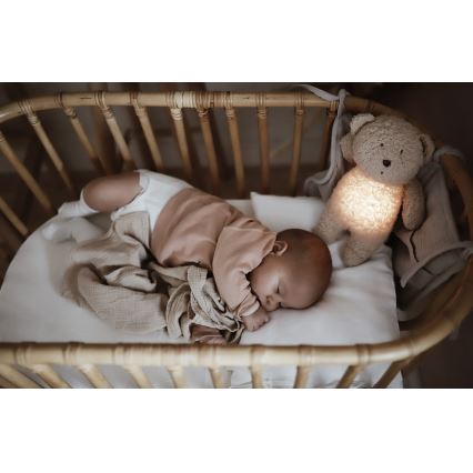 Moonie - Amigo aconchegante com melodia e iluminação urso pequeno 2.0 organic tiras de mel