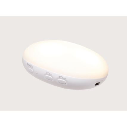 Moonie - Amigo aconchegante com melodia e iluminação urso pequeno 2.0 prateado