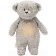 Moonie - Amigo aconchegante com melodia e iluminação urso pequeno organic cinzento natur