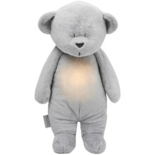 Moonie - Candeeiro noturno de criança urso pequeno silver