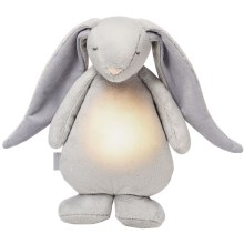 Moonie - Candeeiro pequeno noturno para crianças coelho silver
