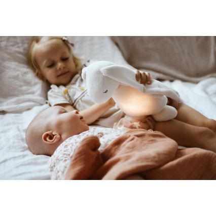 Moonie - Companheiro de aconchego com uma melodia e uma iluminaçao de nuvem do coelhinho