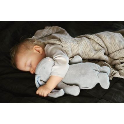 Moonie - Companheiro de aconchego com uma melodia e uma iluminação prateada de coelhinho