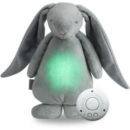 Moonie - Companheiro de aconchego com uma melodia e uma iluminação prateada de coelhinho