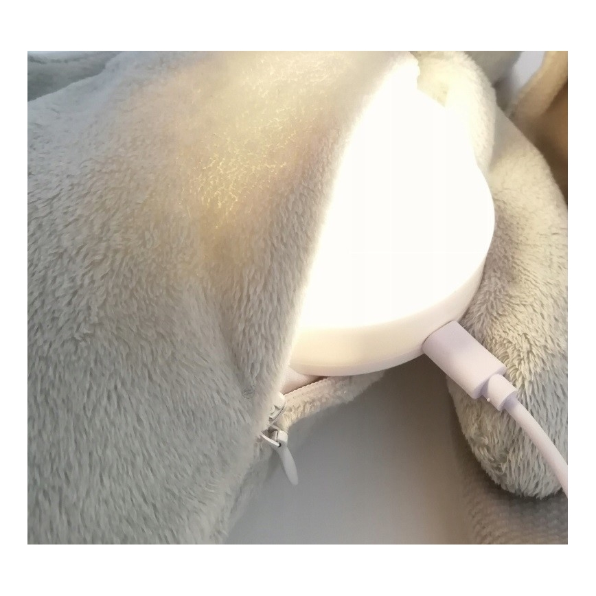 Moonie - Companheiro de aconchego com uma melodia e urso com luz prateado