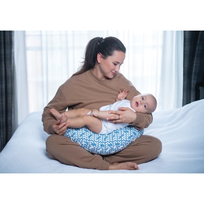 MOTHERHOOD - Almofada de amamentação CLASSICS azul