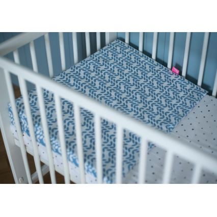 MOTHERHOOD - Almofada em cunha 60x45 cm, 0-6 meses azul