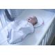 MOTHERHOOD - Cobertor/envolta de bebé com fecho & envolta de bebé CLASSICS 2.5-5 kg cinzento