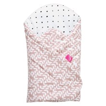 MOTHERHOOD - Cobertor para envolver com reforço de coco CLASSICS 75x75 cm rosa