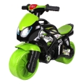 Moto de equilíbrio com luz, verde/preto