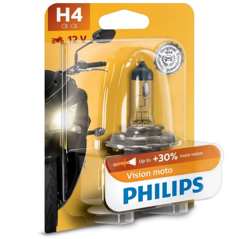Motožárovka Philips VISION MOTO 12342PRBW H4 P43t-38/60/55W/12V