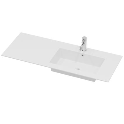 Móvel de casa de banho com lavatório HELSINKI 115 cm direito/preto