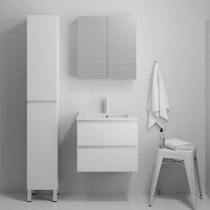 Móvel de casa de banho com lavatório KENWOOD 61 cm branco