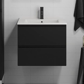 Móvel de casa de banho com lavatório KENWOOD 61 x 52 x 47 cm, preto