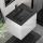Móvel de casa de banho com lavatório KENWOOD 61x52x45 cm branco/preto