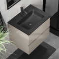 Móvel de casa de banho com lavatório KENWOOD 61x52x45 cm marakesh/preto