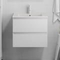 Móvel de casa de banho com lavatório KENWOOD 61x52x47 cm branco
