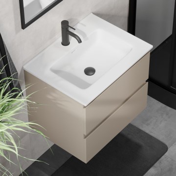 Móvel de casa de banho com lavatório KENWOOD 61x52x47 cm marakesh/branco