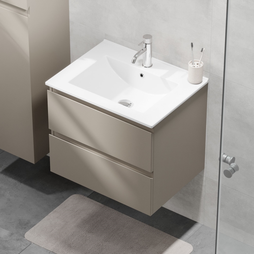 Móvel de casa de banho com lavatório KENWOOD 61x52x47 cm Marakesh