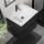 Móvel de casa de banho com lavatório KENWOOD 61x52x47 cm preto/branco