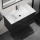 Móvel de casa de banho com lavatório KENWOOD 91 cm preto/branco