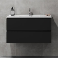 Móvel de casa de banho com lavatório KENWOOD 91 x 50 x 45 cm preto