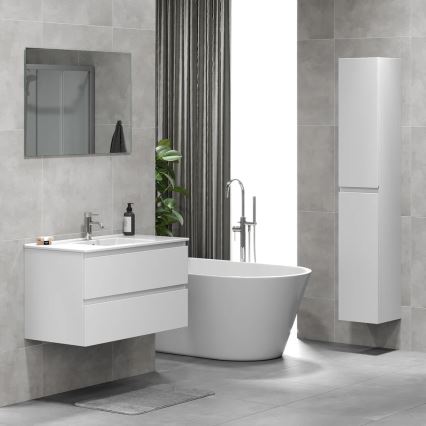 Móvel de casa de banho com lavatório KENWOOD 91 x 50 x 47 cm, branco