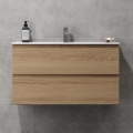 Móvel de casa de banho com lavatório KENWOOD 91x50x45 cm carvalho