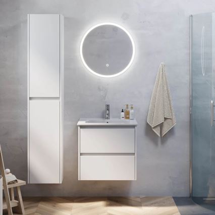 Móvel de casa de banho com lavatório MOLDE 60x55x46 cm branco