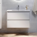 Móvel de casa de banho com lavatório MOLDE 80x55x46 cm branco