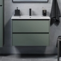 Móvel de casa de banho com lavatório MOLDE 80x55x46 cm verde