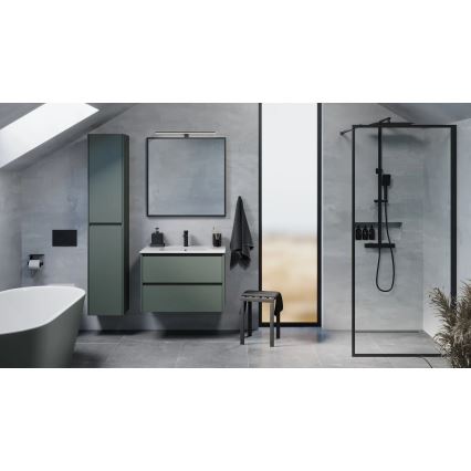 Móvel de casa de banho com lavatório MOLDE 80x55x46 cm verde