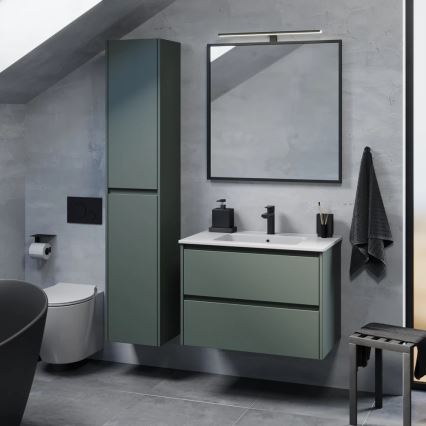 Móvel de casa de banho com lavatório MOLDE 80x55x46 cm verde