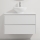 Móvel de casa de banho com lavatório TRONDHEIM/DRAMMEN 90x57x46 cm branco
