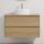 Móvel de casa de banho com lavatório TRONDHEIM/VIKEDAL 90x57x46 cm carvalho/branco