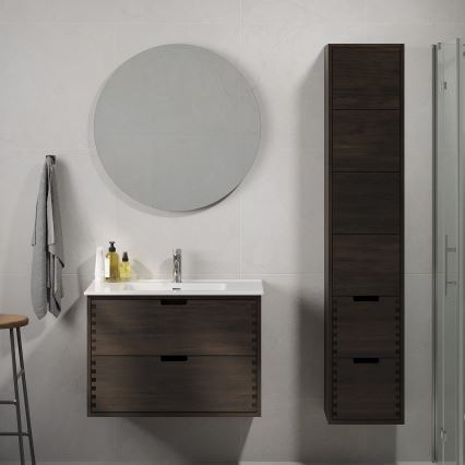 Móvel de casa de banho GRIBSKOV 175 cm castanho/carvalho