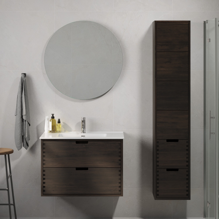 Móvel de casa de banho GRIBSKOV 175 cm castanho/carvalho