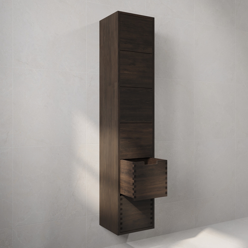 Móvel de casa de banho GRIBSKOV 175 cm castanho/carvalho