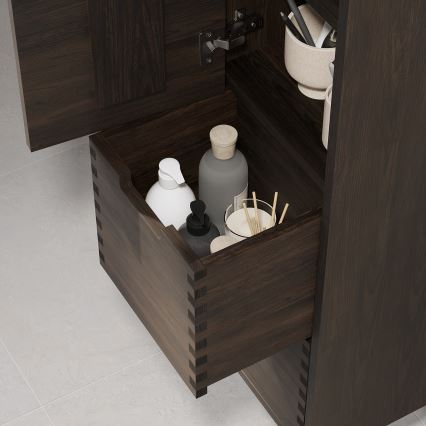Móvel de casa de banho GRIBSKOV 175 cm castanho/carvalho