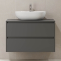 Móvel de casa de banho TRONDHEIM para lavatório 90 x 57 x 46 cm antracite