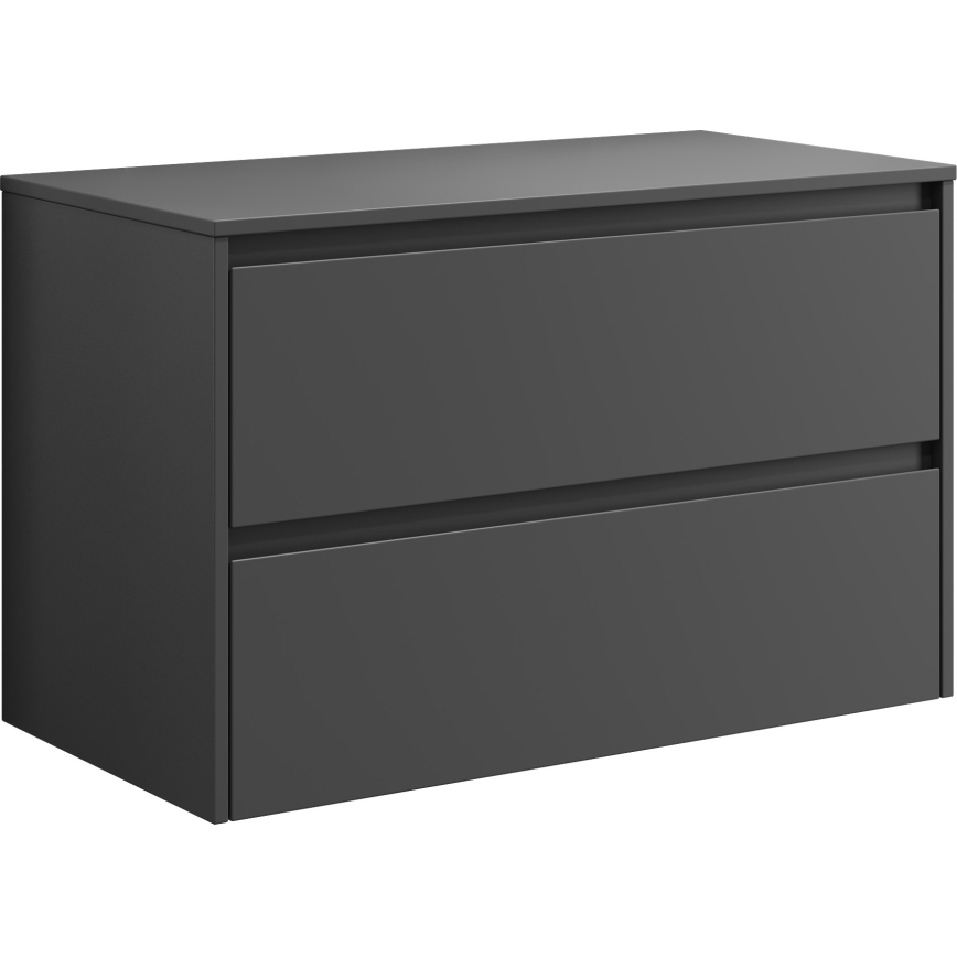 Móvel de casa de banho TRONDHEIM para lavatório 90 x 57 x 46 cm antracite