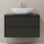 Móvel de casa de banho TRONDHEIM para lavatório 90 x 57 x 46 cm, preto